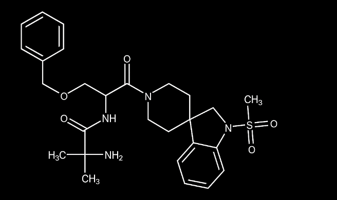 de chemische formule van MK-677 (Ibutamoren : Nutrobal)